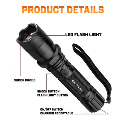 ❄️ Early Christmas 75% OFF ️🔦 SUPTRUCK™ VoltGuard X95 Tactical 2in1 Stun & Flashlight ⚡ One Device, Full Protection